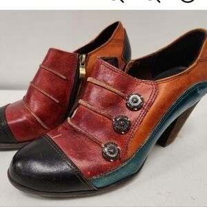 Spring Step Colorful Women's Heeled Shoes, EU40 (8.5-9)